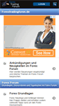 Mobile Screenshot of forextradingforen.de