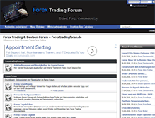 Tablet Screenshot of forextradingforen.de